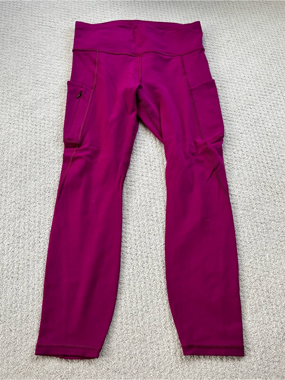 Athleta all in 7/8 tight pink Women’s High-Waist Pocket Leggings in Magenta